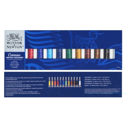 Picture of Winsor & Newton Cotman Introductory Watercolor Set, 0.27 Oz, Set Of 12