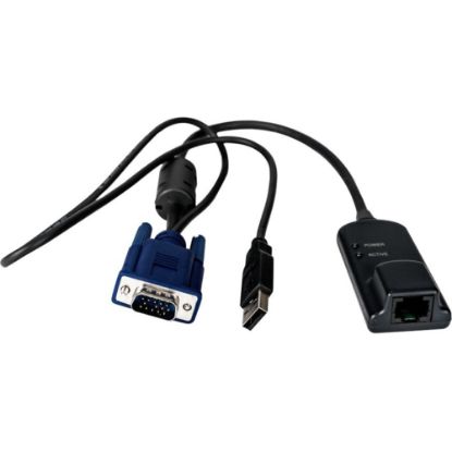 Picture of Vertiv Avocent KVM Interface Module | MPU Virtual Media CAC | TAA Compliant - RJ-45/USB/VGA Server Interface Module for Keyboard/Mouse, Switch, Monitor, Server - HD-15 VGA, Male USB - RJ-45 Female Network - Black - TAA Compliant