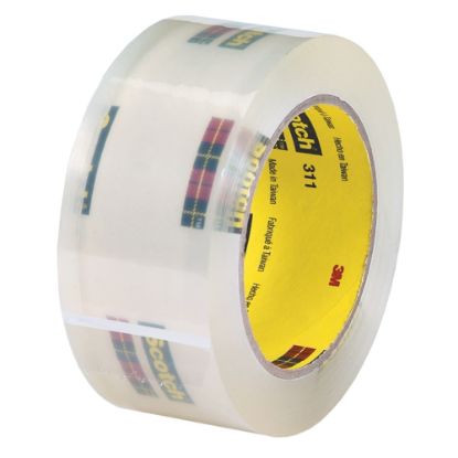 Picture of 3M 311 Carton Sealing Tape, 2in x 110 Yd., Clear, Case Of 36