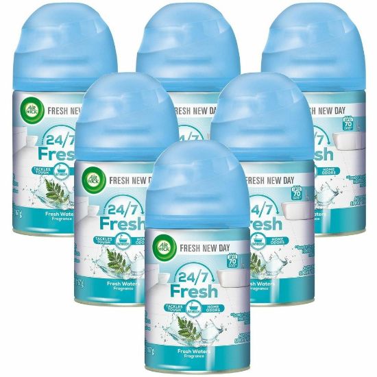 Picture of Air Wick Freshmatic Automatic Spray Refill, 6.17 Oz, Fresh Waters, Carton Of 6