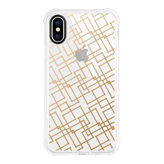 Picture of OTM Essentials Tough Edge Case For iPhone Xs Max, Geo Gold, OP-XP-Z120A