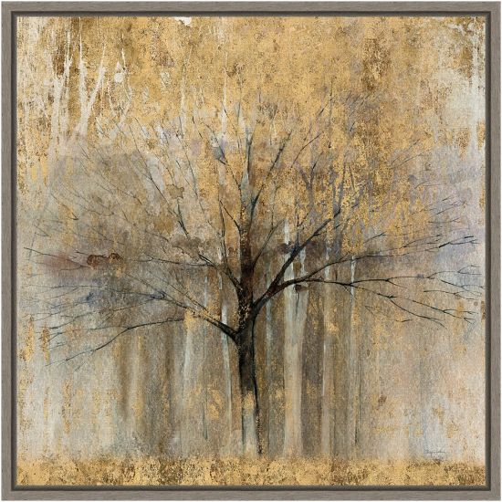 Picture of Amanti Art Open Arms Gold by Avery Tillmon Framed Canvas Wall Art Print, 16in x 16in, Graywash