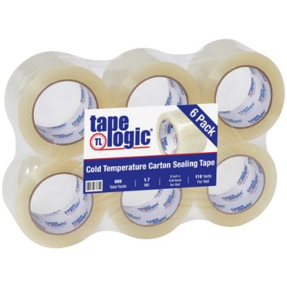 Picture of Tape Logic #6651 Cold Temperature Tape, 3in Core, 3in x 110 Yd., Clear, Case Of 6