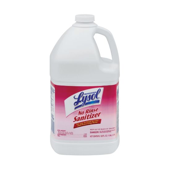 Picture of Lysol Professional Concentrated No-Rinse Sanitizer, 1 Gallon, Case Of 4 Bottles