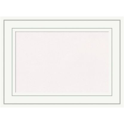 Picture of Amanti Art Cork Bulletin Board, 23in x 17in, White, Craftsman White Wood Frame