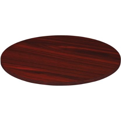 Picture of Lorell Chateau Series Round Conference Table Top, 4ftW, Mahogany