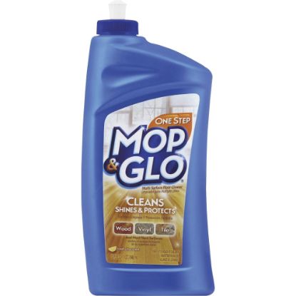 Picture of Mop & Glo One Step Floor Cleaner - 32 fl oz (1 quart) - Fresh Citrus Scent - 1 Each - Tan