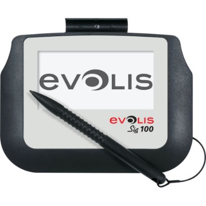 Picture of Evolis Sig100 Signature Pad - Backlit LCD - 3.74in x 1.85in Active Area LCD - Backlight - 320 x 160 - USB