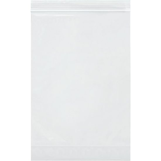 Picture of Partners Brand 2 Mil Gusseted Reclosable Poly Bags, 10in x 3in x 12in, Clear, Case Of 1000