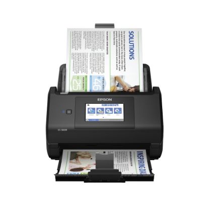 Picture of Epson WorkForce ES-580W Wireless Duplex Touchscreen Desktop Color Document Scanner with Auto Document Feeder