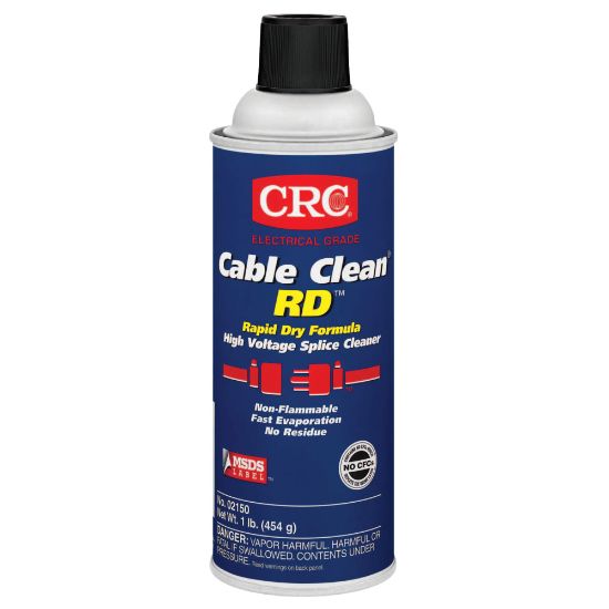 Picture of CRC Cable Clean RD High Voltage Splice Cleaners, 16 Oz Can, Case Of 12