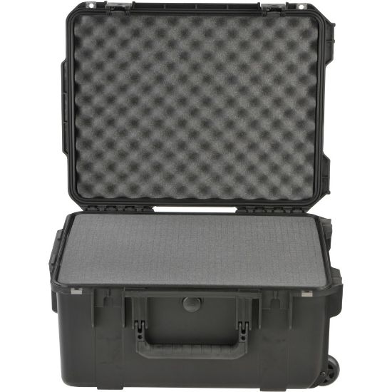 Picture of SKB Cases iSeries Protective Case With Layered Foam Interior And 2-Stage Pull Handle, 20-1/2inH x 15-1/2inW x 10inD, Black