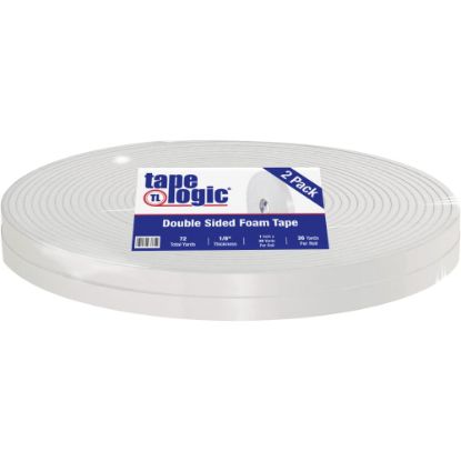 Picture of Tape Logic 5600 Double-Sided Foam Tape, 1in x 108ft, White, Case Of 2