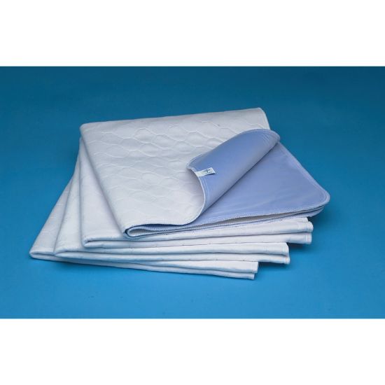 Picture of Medline Sahara Extra-Absorbent Underpads, 34in x 36in, Blue, Case Of 12