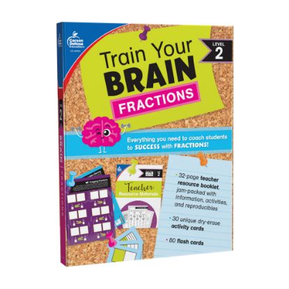 Picture of Carson-Dellosa Train Your Brain: Fractions Level 2 Classroom Kit, Grades 3 - 5