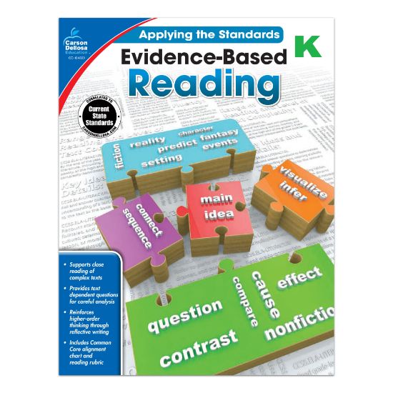 Picture of Carson-Dellosa Evidence-Based Reading Workbook, Grade K