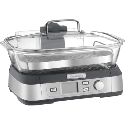 Picture of Cuisinart CookFresh Digital Glass Steamer, 1.32 Gallon, Silver