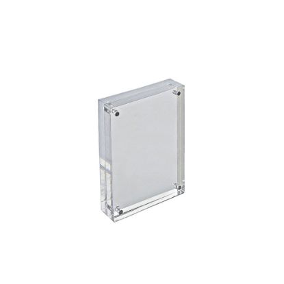 Picture of Azar Displays Acrylic Vertical/Horizontal Block Frame, 4in x 6in, Clear