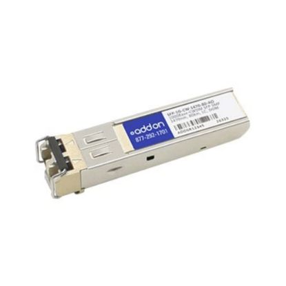 Picture of AddOn - SFP (mini-GBIC) transceiver module (equivalent to: Arista Networks SFP-1G-CW-1470-80) - GigE - 1000Base-CWDM - LC single-mode - up to 49.7 miles - 1470 nm - TAA Compliant