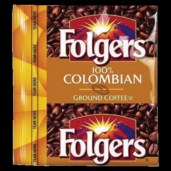 Picture of Folgers 100% Colombian Pouch Coffee, 1.75 Oz., Carton Of 42 Bags