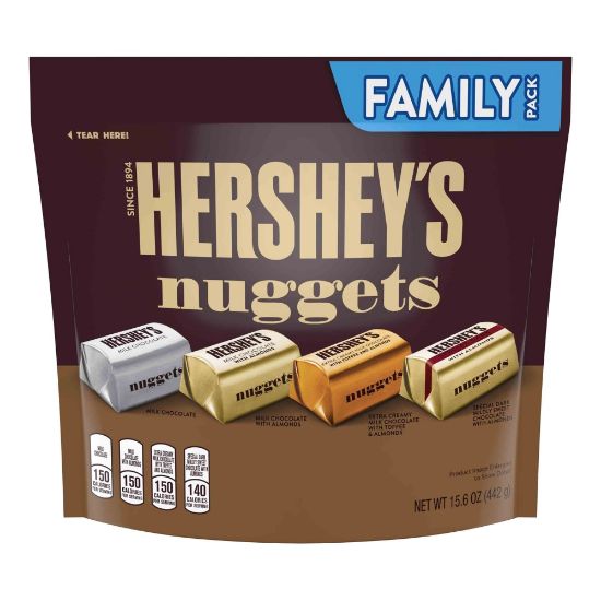 Picture of Hersheys Nuggets Chocolate Candy Assortment, 15.6 Oz Bag