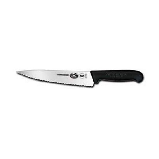 Picture of Victorinox Serrated Chef Knife, 7-1/2in, Black Handle