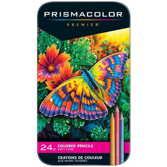 Picture of Prismacolor Professional Thick Lead Art Pencils, Assorted Colors, Set Of 24 Pencils