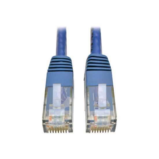 Picture of Tripp Lite Cat6 Gigabit Molded Patch Cable RJ45 M/M 550MHz 24 AWG Blue 6ft