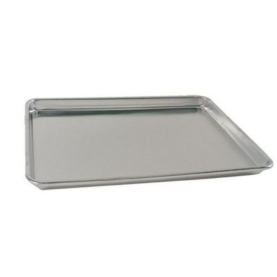 Picture of Winco Half Size Aluminum Sheet Pan, 17 -15/16inL x 13inW x 1inH, Silver