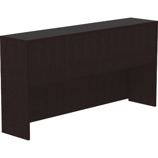 Picture of Lorell Essentials 71inW 4-Door Credenza Hutch, Espresso