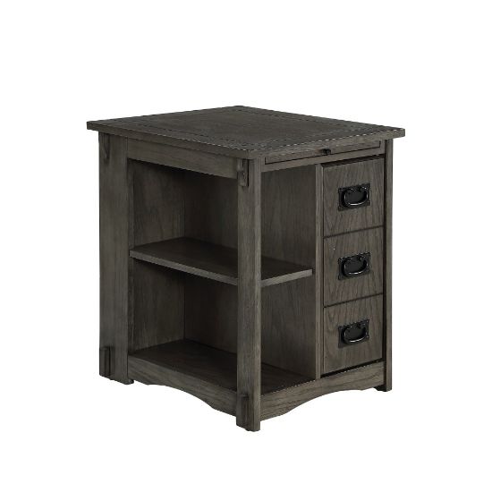 Picture of Powell Molina Side Table, 24inH x 18-3/8inW x 22-5/8inD, Gray