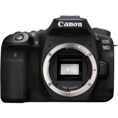 Picture of Canon EOS 90D 32.5 Megapixel Digital SLR Camera Body Only - Black - Autofocus - 3in Touchscreen LCD - 6960 x 4640 Image - 3840 x 2160 Video - HD Movie Mode - Wireless LAN