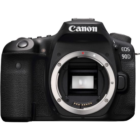 Picture of Canon EOS 90D 32.5 Megapixel Digital SLR Camera Body Only - Black - Autofocus - 3in Touchscreen LCD - 6960 x 4640 Image - 3840 x 2160 Video - HD Movie Mode - Wireless LAN