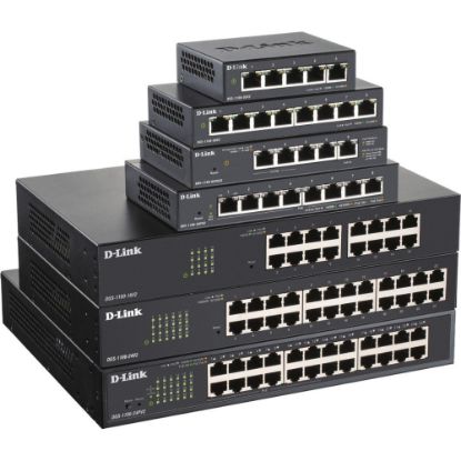 Picture of D-Link DGS-1100-05PDV2 Ethernet Switch - 5 Ports - Manageable - 2 Layer Supported - 24.08 W Power Consumption - 18 W PoE Budget - Twisted Pair - PoE Ports - Desktop - Lifetime Limited Warranty