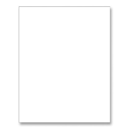 Picture of Pacon Peacock Vertical Railroad Board, 28in x 22in, 4-Ply, White, Carton Of 50 Sheets