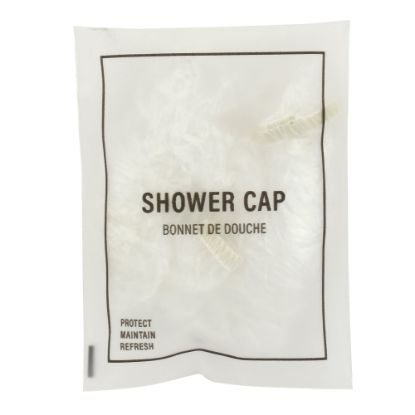 Picture of Hotel Emporium Shower Caps, Clear, Case Of 500 Caps