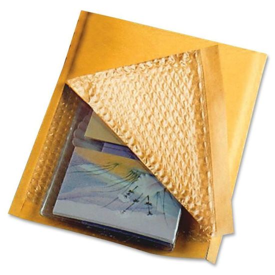 Picture of Sealed Air Jiffylite Cushioned Mailers, #0, 6in x 10in, 100% Recycled, Satin Gold, Box Of 200