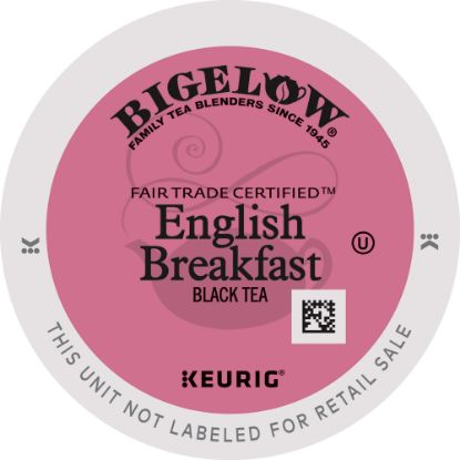 Picture of Bigelow English Breakfast Tea Single-Serve K-Cups, 0.11 Oz, Carton Of 96