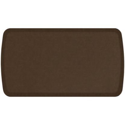 Picture of GelPro Elite Vintage Leather Comfort Floor Mat, 20in x 36in, Rustic Brown