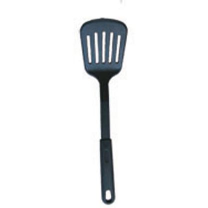 Picture of Winco Slotted Nylon Spatula, 12in, Black