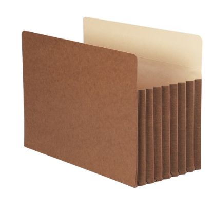 Picture of Smead TUFF Pocket File Pockets, 7in Expansion, 9 1/2in x 14 3/4in, 30% Recycled, Redrope, Pack Of 5