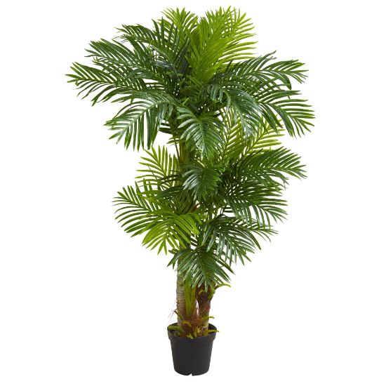 Picture of Nearly Natural Hawaii Palm 72inH Artificial Tree With Pot, 72inH x 20inW x 20inD, Green