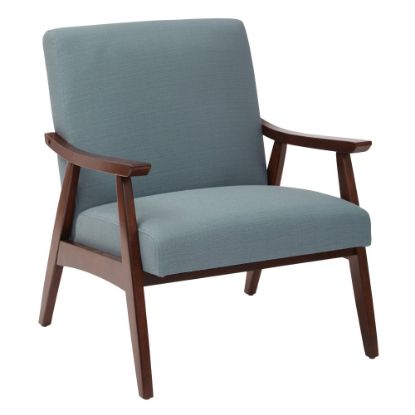 Picture of Ave Six Davis Chair, Klein Sea/Medium Espresso