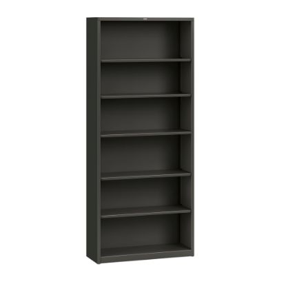 Picture of HON Brigade 6 Shelf Transitional Modular Shelving Bookcase,81-1/8inH x 34-1/2inW x 12-5/8inD, Black