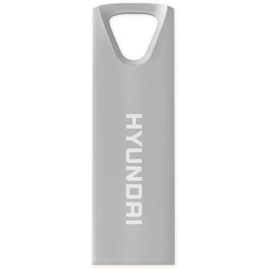 Picture of Hyundai Bravo Deluxe SILVER Keychain USB 2.0 Flash Drive 32GB Metal - Read Speed: Up to 10MB/s, Write Speed: Up to 3MB/s, Generation: 2.0 , Operation Temperature: 32 deg. - 113 deg. F (0 deg. - 45  deg.C), Storage Temperature: 14 deg. - 158 deg. F(-10  de