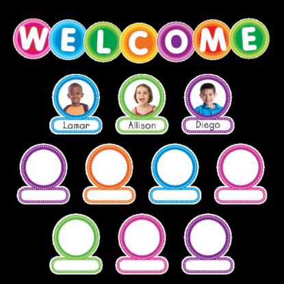 Picture of Color Your Classroom Welcome Bulletin Board Set, Assorted Colors