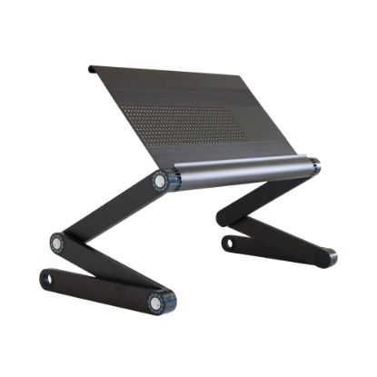 Picture of WorkEZ Executive Adjustable Aluminum Laptop Stand, Black