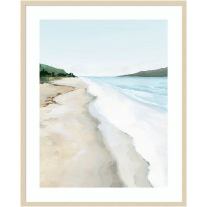 Picture of Amanti Art Crash Into Me II Beach by Isabelle Z Wood Framed Wall Art Print, 41inH x 33inW, Natural