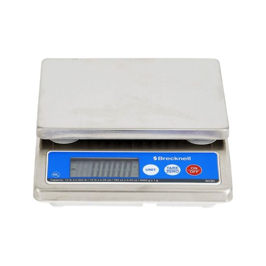 Picture of Brecknell 6030 IP67 Portion Control Digital Scale, 1inH x 5 15/16inW x 6 5/8inD, Gray