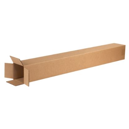 Picture of Partners Brand Tall Corrugated Boxes, 4in x 4in x 40in, Kraft, Pack Of 25